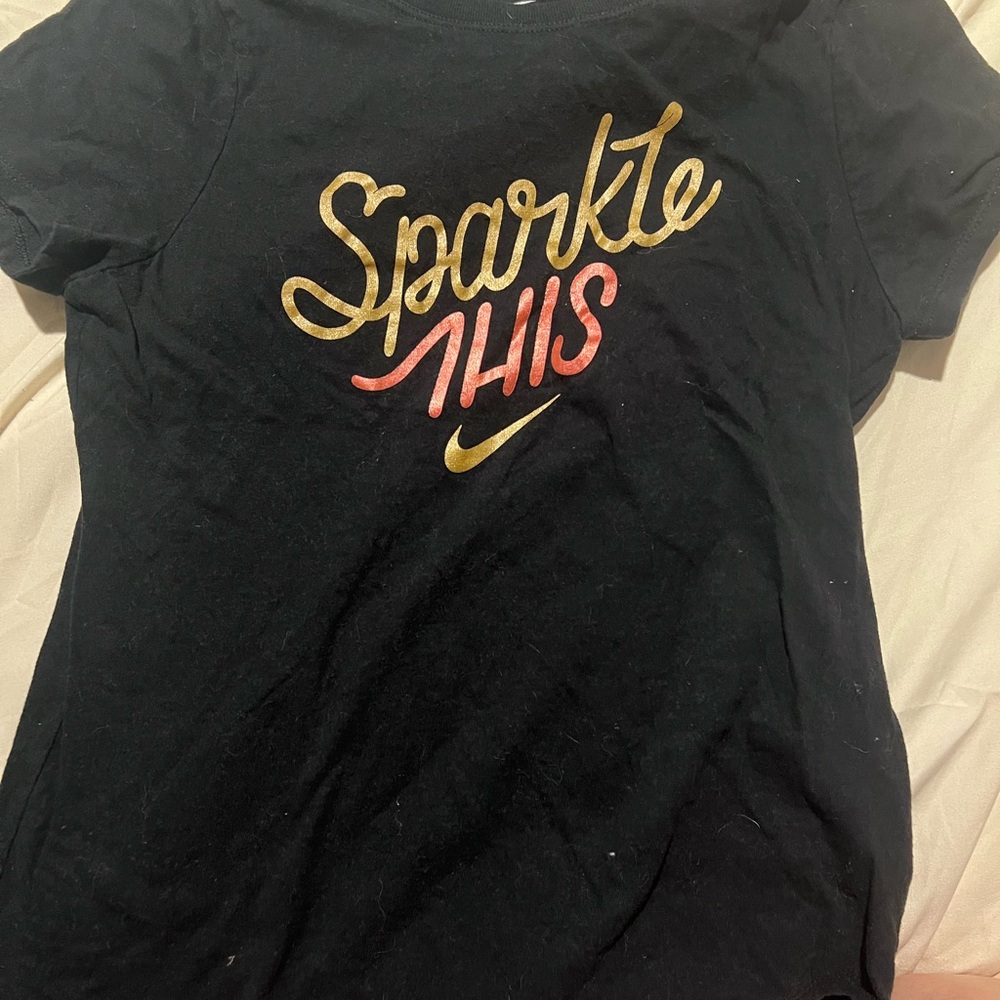 Nike Black Athletic Tee Girls